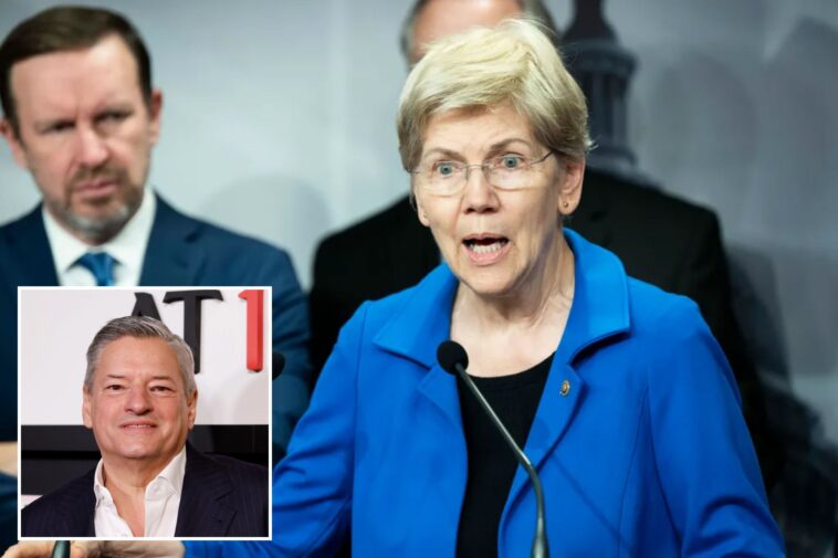 sen.-elizabeth-warren-slams-netflix’s-$72b-deal-for-wbd,-calls-it-an-‘anti-monopoly-nightmare’