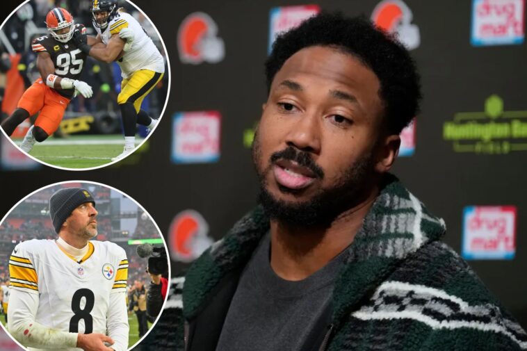 myles-garrett-takes-jab-at-aaron-rodgers,-steelers-after-not-breaking-nfl-sack-record