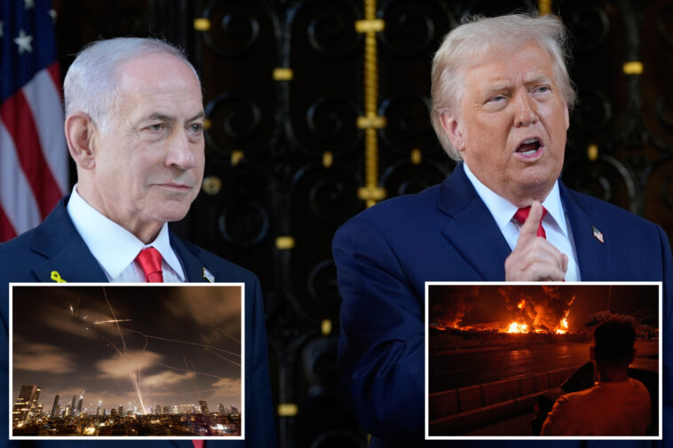trump-backs-netanyahu-after-rumors-of-friction,-talks-tough-on-iran:-‘we’ll-knock-the-hell-out-of-them’