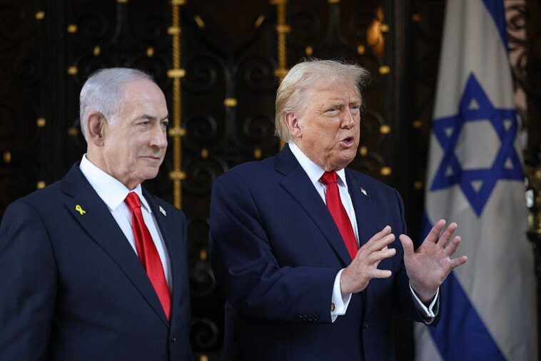 trump-says-he-supports-israel-attacking-iran-again-as-he-welcomes-netanyahu-to-mar-a-lago