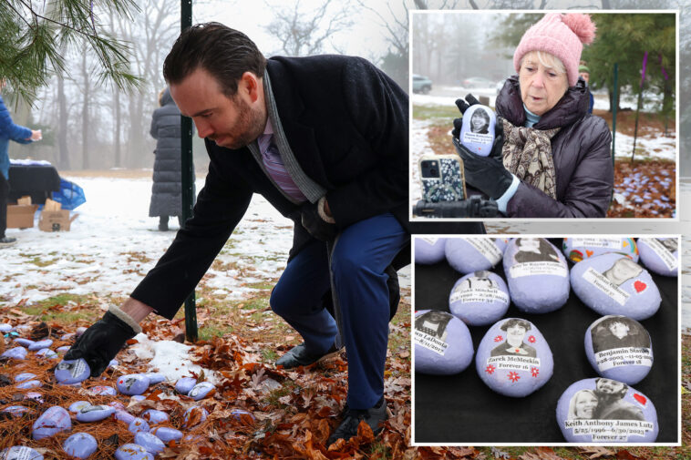 more-than-100-opioid-victims-honored-by-purple-rock-project-on-long-island:-‘it-really-does-bring-comfort’