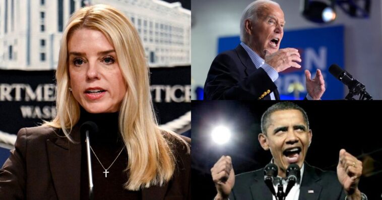 attorney-general-pam-bondi-directs-doj-to-investigate-obama-biden-era-‘lawfare’-as-ongoing-criminal-conspiracy