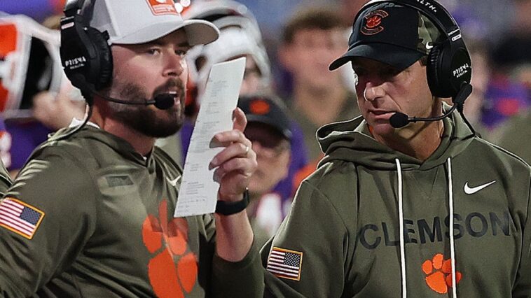 riley-won’t-return-as-clemson-oc-after-7-6-season