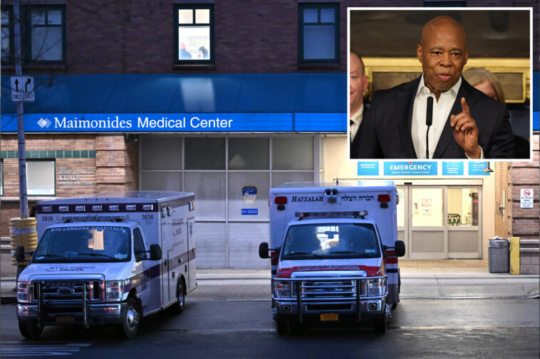 nyc-health+hospitals-to-take-over-ailing-maimonides-hospital,-mayor-adams-says