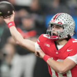 ohio-state-qb-julian-sayin’s-shoe-goes-flying-and-hits-a-cheerleader-in-big-ten-championship-game
