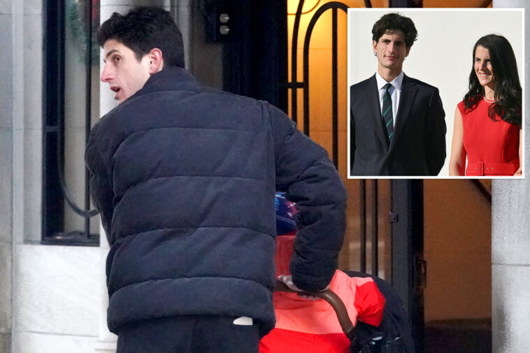 distraught-jack-schlossberg-seen-with-nephew-entering-sister-tatiana’s-nyc-building-hours-after-her-tragic-death