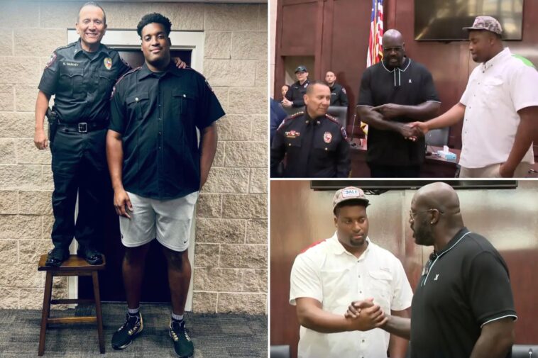 nba-icon-shaquille-o’neal-assists-7-foot-3-police-recruit-who-failed-exam-by-one-point-in-dream-to-become-tallest-cop-in-texas