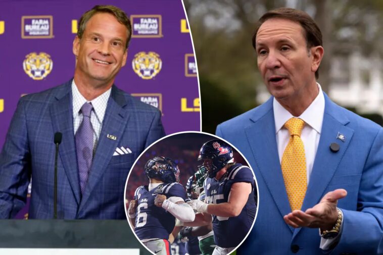 lane-kiffin-may-show-up-at-ole-miss-playoff-game-with-louisiana-governor-in-bizarre-twist