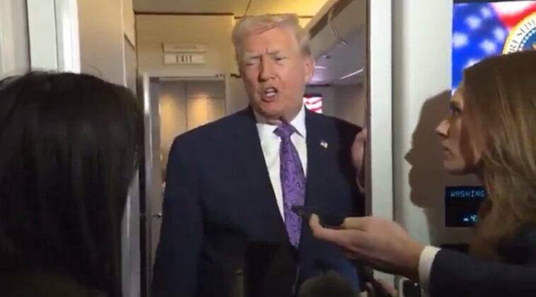 watch:-“i-have-great-confidence-in-him”-–-trump-backs-hegseth-amid-allegations-of-“war-crimes”-and-calls-for-prosecution-from-leftists,-says-he-has-“very-little”-concern-about-methods-used-on-drug-boats