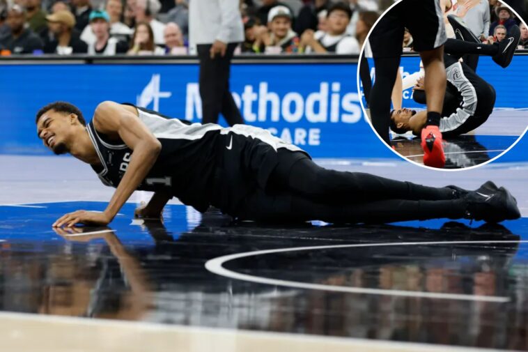 spurs-avoid-injury-disaster-as-victor-wembanyama-optimistic-after-hyperextending-knee