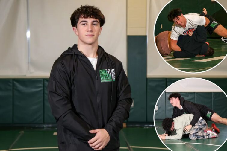 justin-powers-using-his-sudden-carle-place-wrestling-stardom-to-chase-state-title,-mentor-others