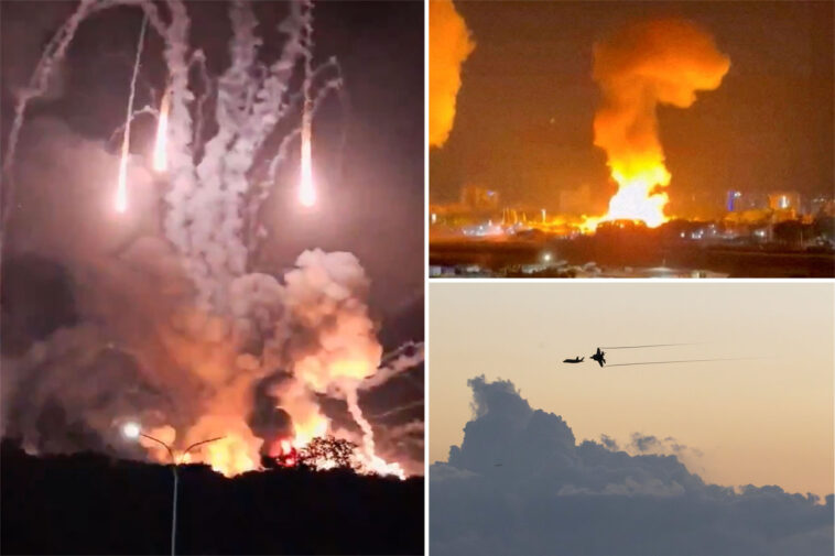 video-shows-venezuela’s-night-sky-engulfed-in-flames-after-us-strikes,-capture-of-dictator-nicolas-maduro