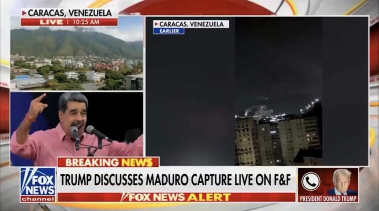 watch:-trump-says-us-was-prepared-for-second-strike-with-“armada-like-nobody’s-ever-seen-before”-–-maduro-was-“bum-rushed-so-fast”-he-couldn’t-hide-and-taken-via-helicopter-onto-ship-–-warns-mexico,-“something’s-gonna-have-to-be-done”