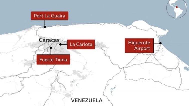 just-in:-four-confirmed-sites-hit-by-us-forces-in-venezuela