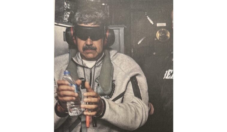 breaking:-president-trump-releases-photo-of-maduro-aboard-the-uss-iwo-jima