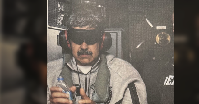 president-trump-posts-photo-allegedly-showing-captured-maduro-heading-to-us.
