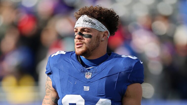 giants-tight-end-attends-knicks-game-despite-illness-ruling-out-draft-implications-matchup-vs-cowboys