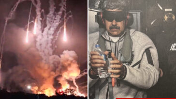 venezuelan-dictator-appears-blindfolded,-handcuffed-in-first-picture-aboard-uss-iwo-jima,-flown-to-nyc-to-face-justice