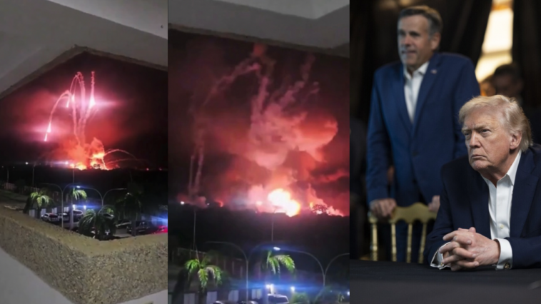 watch:-trump-releases-behind-the-scenes-war-room-photos-during-venezuela-attack-and-epic-video-compilation-of-bombings