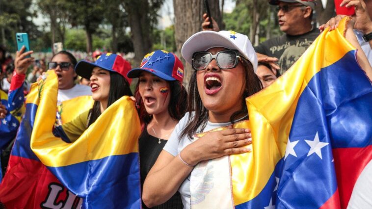 see-pics:-venezuelans-worldwide-celebrate-as-exiles-react-to-maduro’s-capture