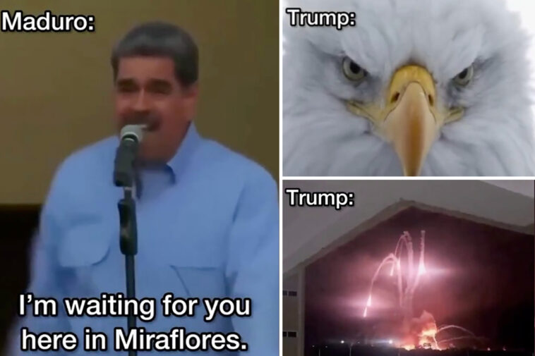 trump-posts-triumphant-video-mocking-maduro-after-his-early-morning-capture-in-caracas