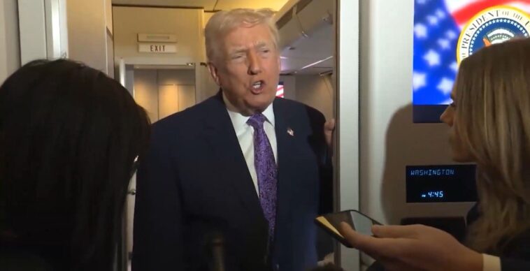 (audio)-trump-says-us-troops-injured-in-venezuela-are-“all-in-good-shape”-–-“don’t-ask-me-who’s-in-charge.-it’ll-be-very-controversial…-we’re-in-charge”