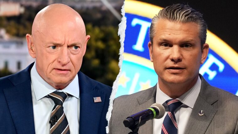 hegseth-moves-to-censure-sen-mark-kelly,-review-his-retirement-rank-and-pay-over-‘seditious-video’