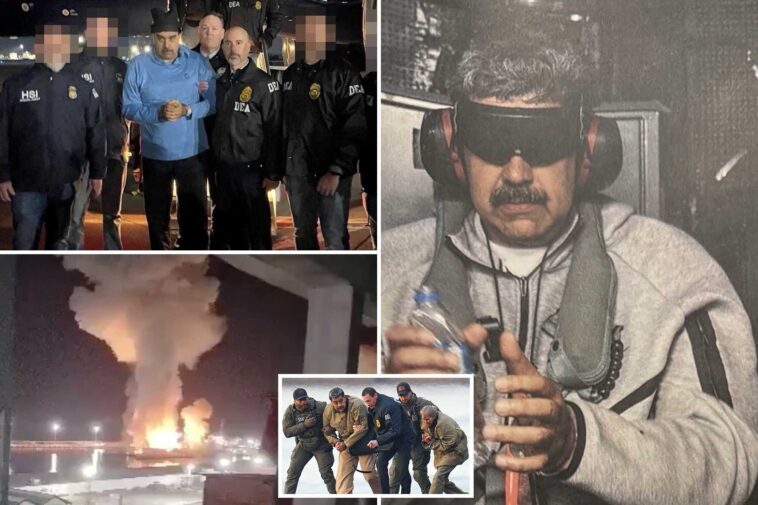 toppled venezuelan dictator nicolas-maduro-declares-himself-‘prisoner-of-war,’-claims-he-was-‘kidnapped’-by-us-forces-as-he-pleads-not-guilty in-nyc