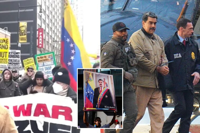 far-left,-china-aligned-groups-organized-pro-maduro-protests-in-new-york-and-other-us-states