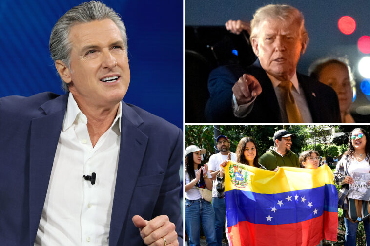 gavin-newsom-slams-trump-for-maduro-arrest,-other-top-dems-join
