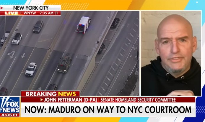 on-venezuela,-sen.-john-fetterman-is-once-again-the-most-reasonable-democrat:-‘why-can’t-we-acknowledge-it’s-a-good-thing?’-(video)