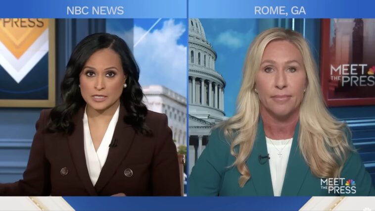 on-her-way-out-the-door,-rep.-mtg-attacks-trump-on-meet-the-press-over-the-capture-of-socialist-tyrant-maduro