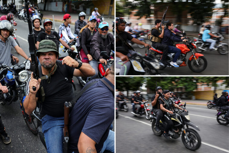 pro-maduro-motorcycle-gang-thugs-hunting-for-trump-supporters-in-caracas-days-after-dictator’s-capture:-‘very-tense’