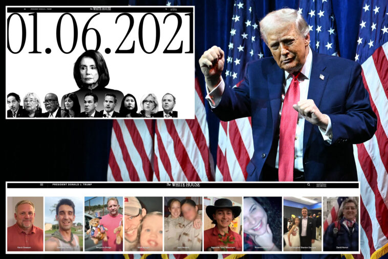 white-house-unveils-website-bashing-mike-pence,-dubbing-j6-demonstrators-‘patriots’