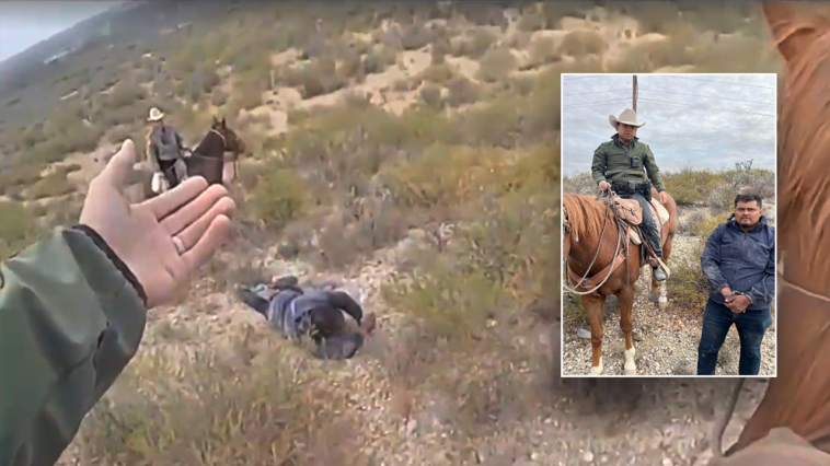 watch:-horse-mounted-officers-capture-previously-deported-child-predator-at-border
