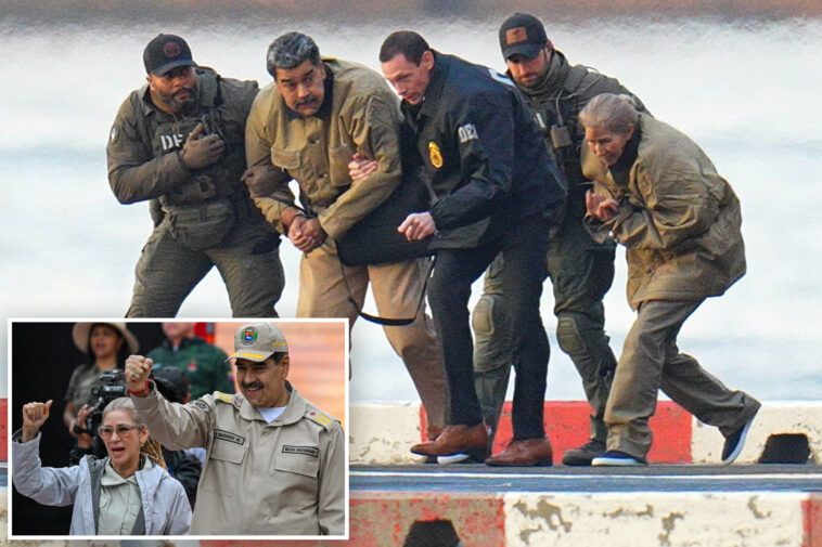 toppled-venezuelan-dictator-nicolas-maduro-and-wife-injured-themselves-trying-to-evade-capture:-trump-officials