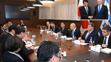 israeli-pm-meets-with-japanese-lawmakers-in-jerusalem,-discusses-‘regional-challenges’