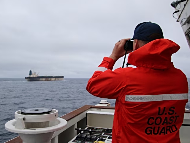 us.-forces-board,-seize-rogue-russian-flagged-tanker-in-north-atlantic-sea