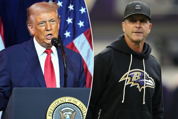 trump-urges-nfl-teams-to-hire-john-harbaugh-after-shock-ravens-firing