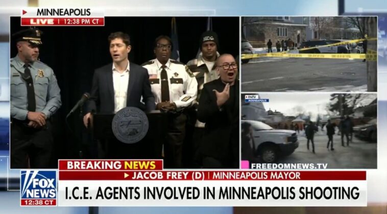 “get-the-f*ck-out-of-minneapolis!”-–-far-left-mayor-jacob-frey-lashes-out-at-ice-after-woman-attempting-to-run-over-agent-fatally-shot-(video)