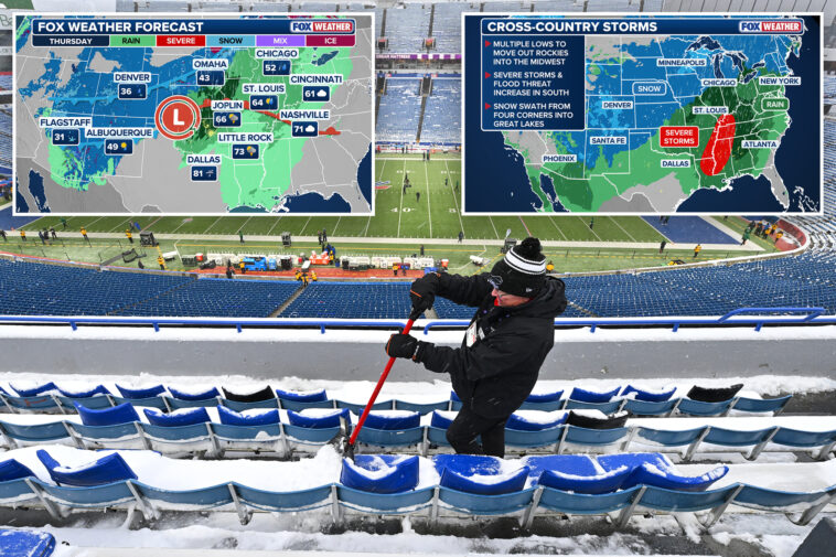 first-of-two-powerful-cross-country-storms-underway,-leaving-millions-under-severe-weather-and-flood-threat