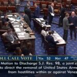 just-in:-senate-votes-52-47-to-advance-venezuela-war-powers-resolution-to-limit-president-trump’s-military-actions-–-5-republicans-join-the-dems