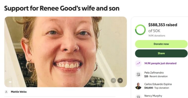 gofundme-for-wife-and-son-of-woman-who-was-fatally-shot-while-trying-to-mow-down-ice-agent-raises-nearly-$600k-in-less-than-a-day