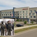 sign-from-minnesota-hampton-inn-by-hilton-removed-by-crane-after-hotel-allegedly-denied-service-to-dhs,-ice-agents