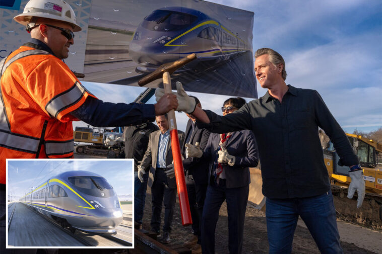 newsom-cheers-california’s-high-speed-rail-at-state-of-state-—-despite-$135b-price-tag,-years-of-false-starts