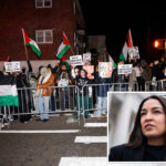 ‘disgusting-and-antisemitic’:-anti-israel-aoc-rips-hamas-supporters-for-descending-on-queens-synagogue