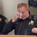 far-left-portland-police-chief-cries-over-two-tren-de-aragua-gang-members-who-were-shot-after-they-tried-to-run-over-border-patrol-agents-(video)