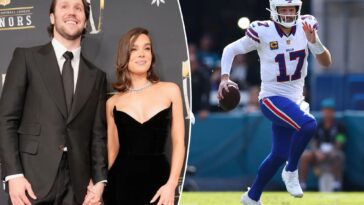 hailee-steinfeld-preps-for-golden-globes-as-josh-allen-leads-bills-in-jaguars-playoff-clash