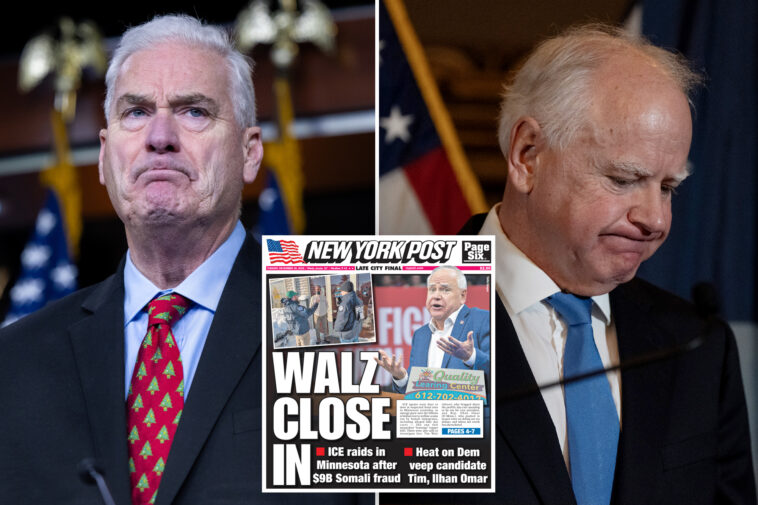 top-minnesota-gop-rep.-hopes-tim-walz-‘leaves-office-in-cuffs’-over-swirling-fraud-scandal
