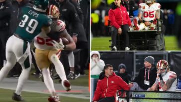 george-kittle-carted-off-field-with-achilles-injury-in-major-49ers-playoff-blow